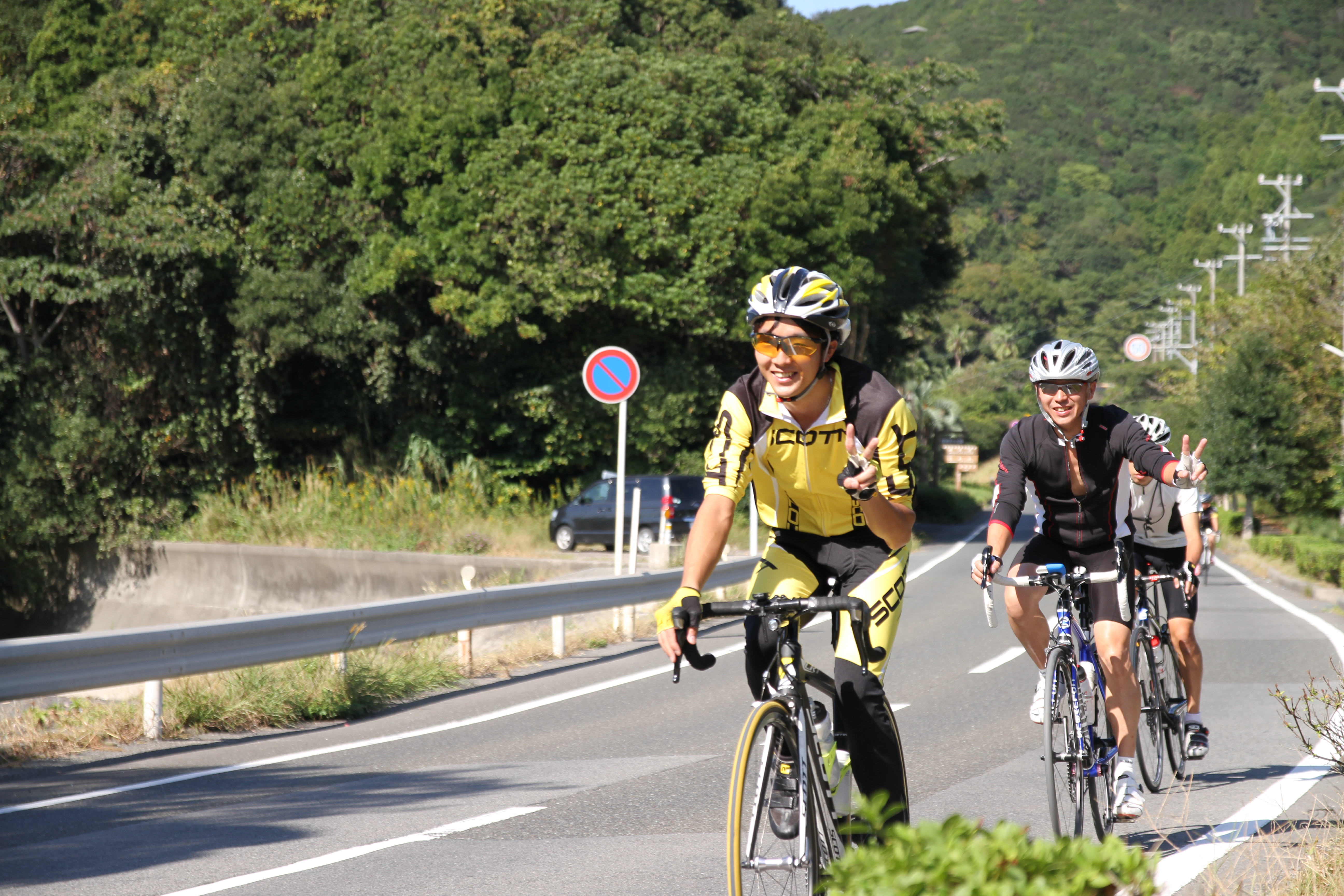サイクリング途中